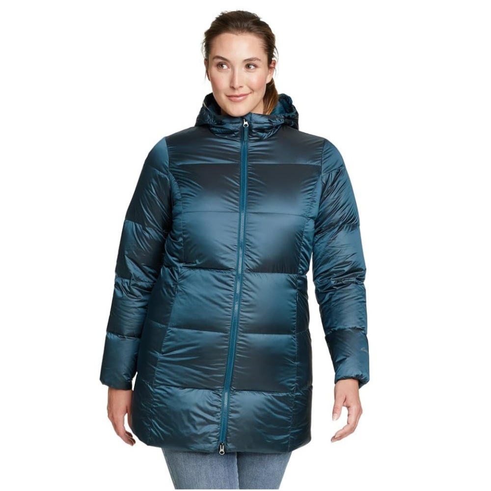 Eddie Bauer Women's Blue Puffer Jacket